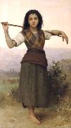The Shepherdess William-Adolphe Bouguereau
